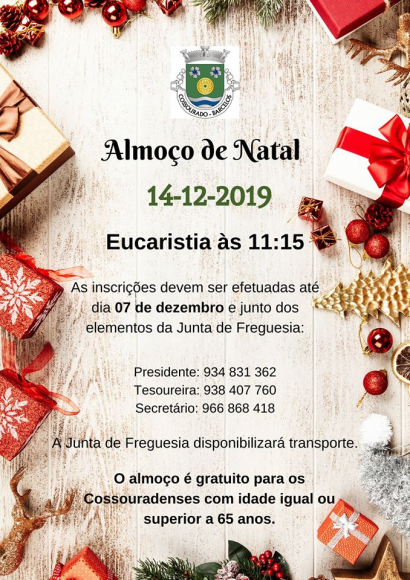 Almoço de Natal dos Idosos 2019 Almoço de Natal dos Idosos 2019