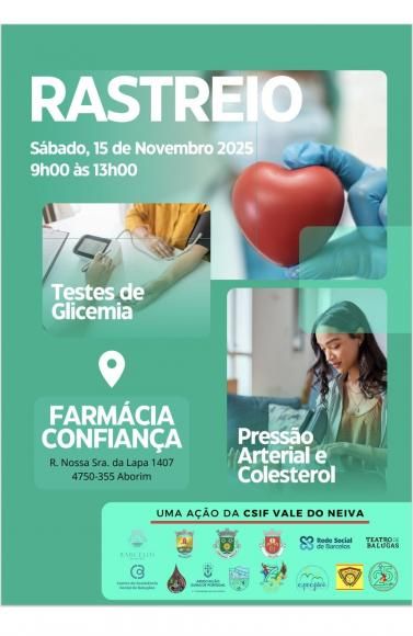 Pr&oacute;xima atividade da CSIF Vale do Neiva.