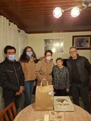 No &uacute;ltimo fim de semana, os elementos do Executivo visitaram 12 idosos