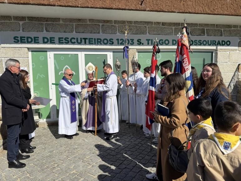 Anivers&aacute;rio da funda&ccedil;&atilde;o dos Escuteiros 1203 S. Tiago De Cossourado e para a inaugura&ccedil;&atilde;o da sede do Agrupamento.