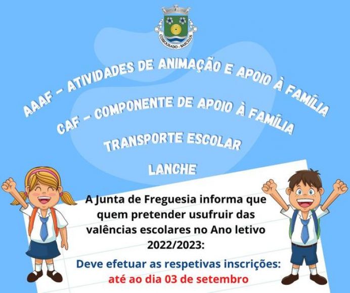 VAL&Ecirc;NCIAS ESCOLARES 2022 / 2023