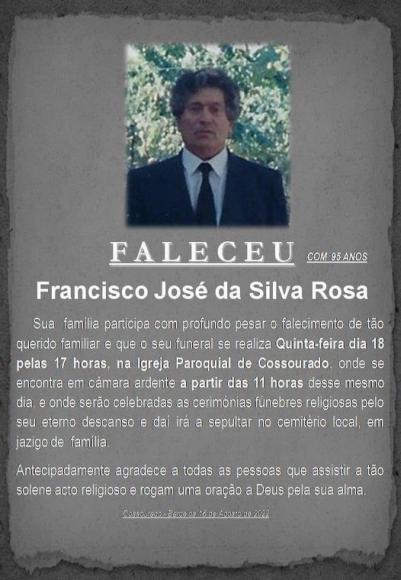 Participação de falecimento. Participação de falecimento.