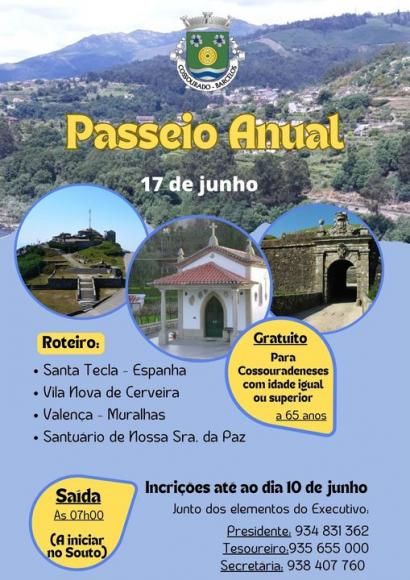 PASSEIO ANUAL DOS IDOSOS 2023 - Hor&aacute;rio de sa&iacute;da